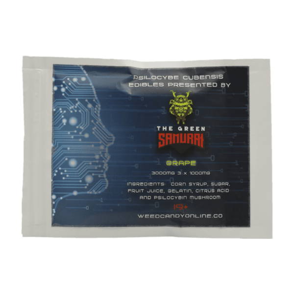 The Green Samurai - Shroom Gummies - Grape - 3g | Schedule35 Canada