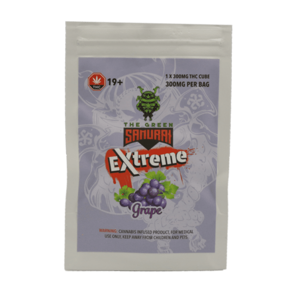 Green Samurai Extreme - Grape Gummy 300mg THC | Schedule35 Canada
