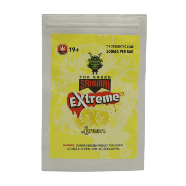 Green Samurai Extreme - Lemon Gummy 300mg THC | Schedule35 Canada
