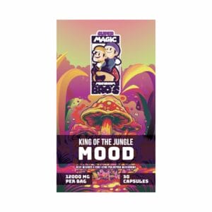 Super Magic Mushroom Bro’s - King of the Jungle MOOD - 400MG Capsules | Schedule35 Canada