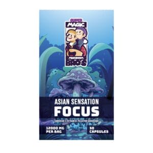 Super Magic Mushroom Bro’s - Asian Sensation FOCUS - 400MG Capsules | Schedule35 Canada
